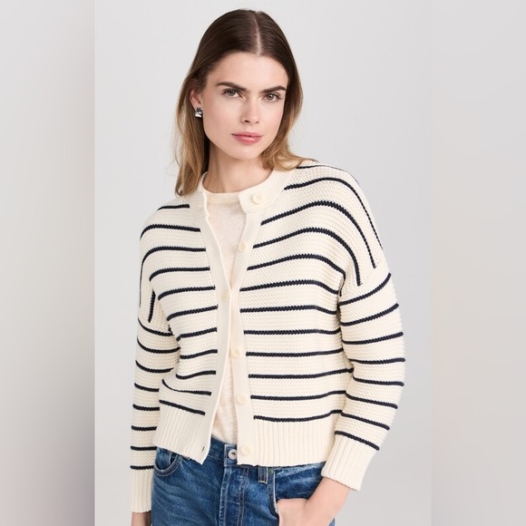 NWT Alex Mill Nico Crewneck Cardigan Sweater XS